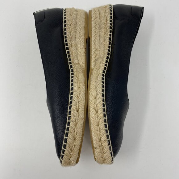 everlane espadrille leather low wedge slip on flats (worn once) - Picture 3 of 7